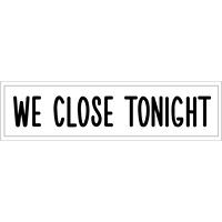 We Close Tonight logo