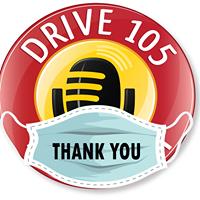 Drive 105 FM (105.3 FM) logo