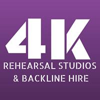 4k Rehearsal Studios & Backline Hire logo